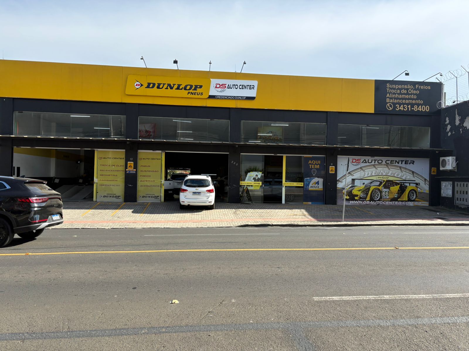 Fachada da unidade DS Auto Center Crici&uacute;ma
